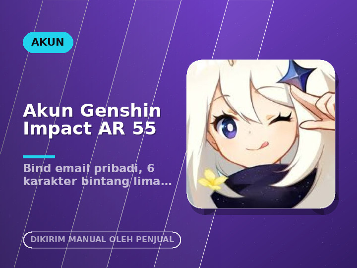 Akun Genshin Impact AR 55